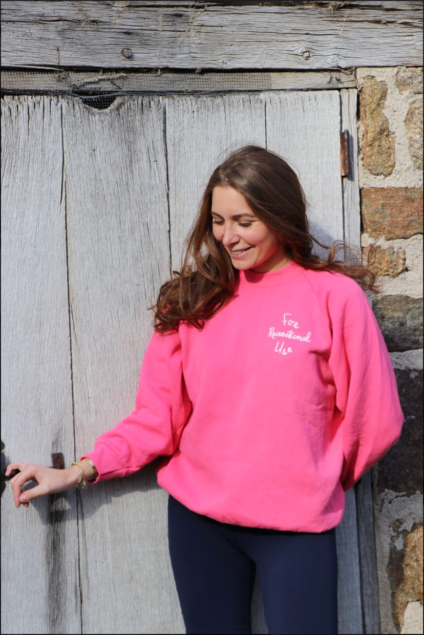 Vintage Pink Crewneck Sweatshirt Size XXL